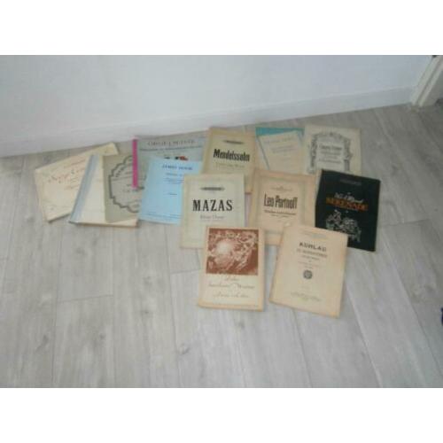 Bladmuziek 13 exemplaren
