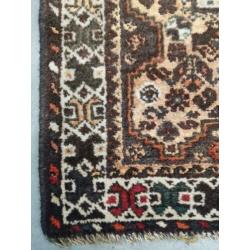 Handgeknoopt Perzisch wol tapijt Shiraz Nomad 105x155cm