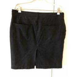 hippe Cambio-rok, zwart, mt 42, keurige staat, maar 7,50!