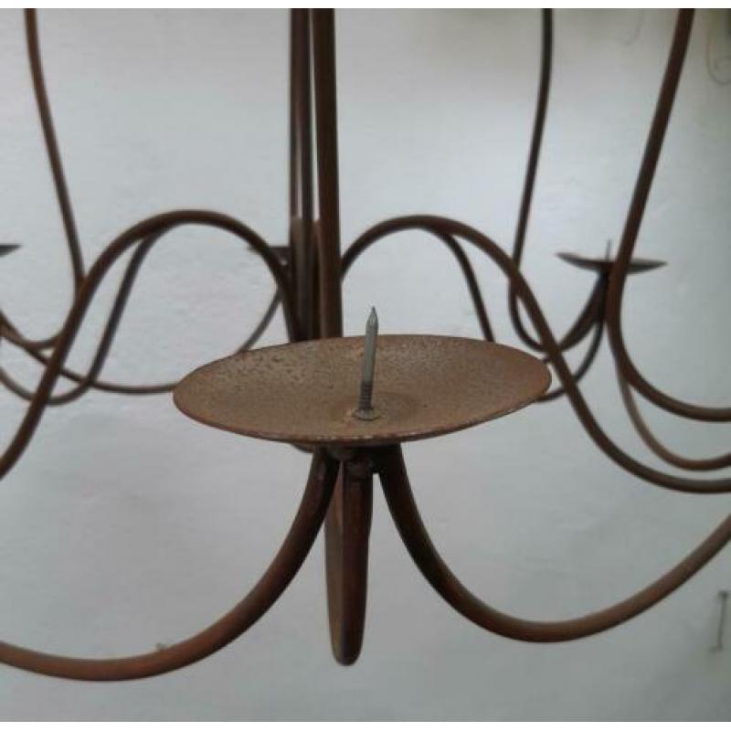 Kroonluchter roest Hoog: 60 cm