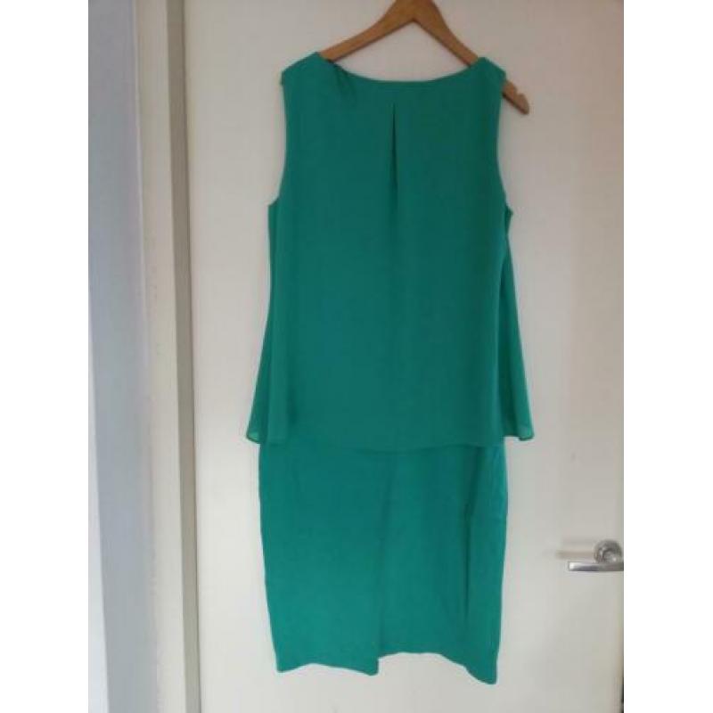 Nette groene jurk, Steps, XL, feest, business