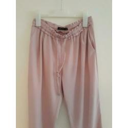 Zara roze broek maat S