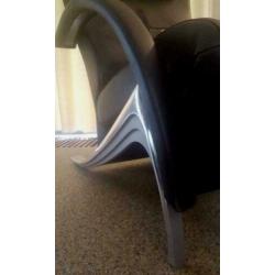 Rolf Benz LSE 3100 fauteuil avola zwart leder 36