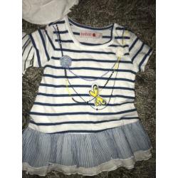 Leuke jurkjes baby 62/ 6m zgan! Met schattig zomerhoedje