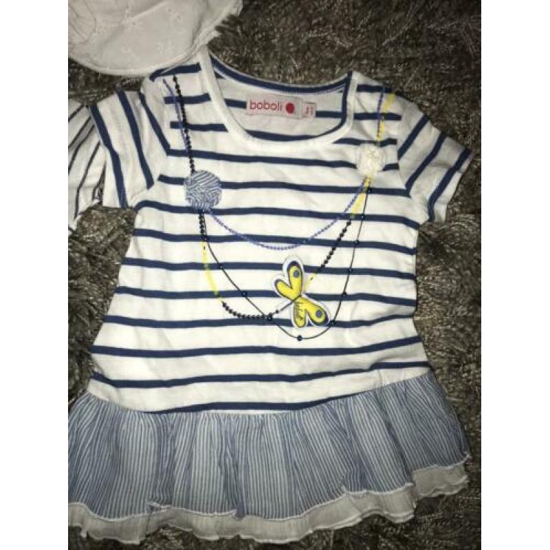 Leuke jurkjes baby 62/ 6m zgan! Met schattig zomerhoedje