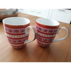 2 pip mokken bekers