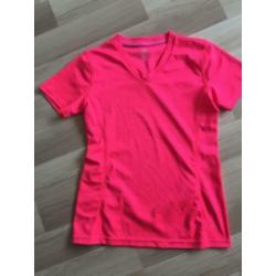 Nieuw roze sport shirt maat S