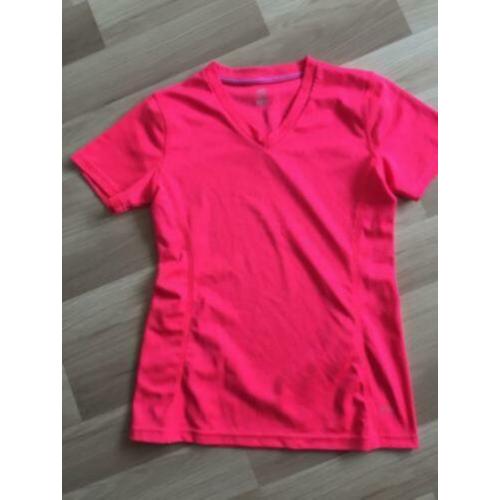 Nieuw roze sport shirt maat S