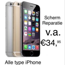 iPhone X 8 8+ 7 6s 5s 6 plus scherm barst lcd glas reparatie