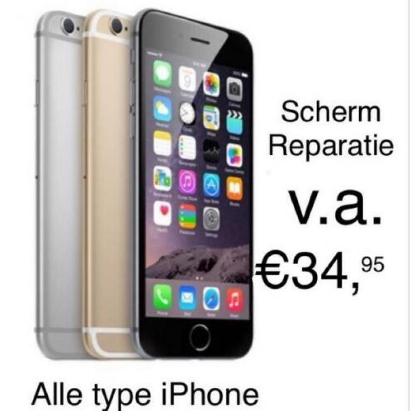 iPhone X 8 8+ 7 6s 5s 6 plus scherm barst lcd glas reparatie