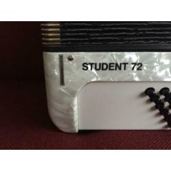 Accordeon Hohner Student , 72 bas . Nieuwstaat .