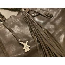 Xworks schoudertas Sam L shopper bruin