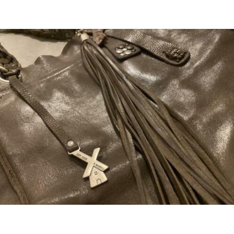 Xworks schoudertas Sam L shopper bruin