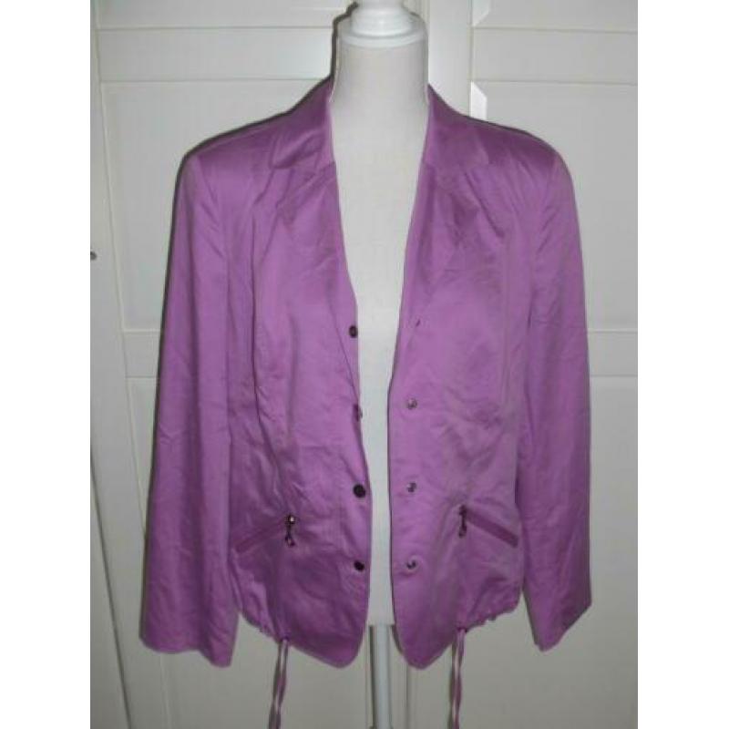Frank Walder nieuwe lila paarse (regen) jas,maat 44 L of XL