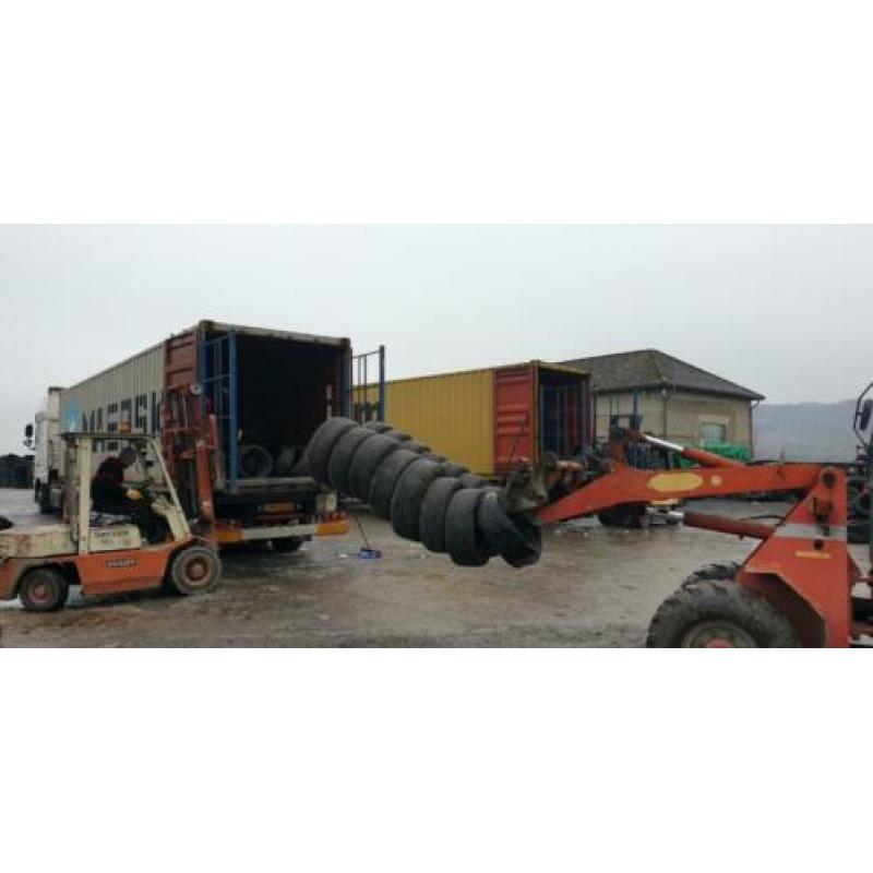 Used tyres and containers for sale