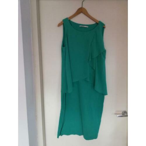 Nette groene jurk, Steps, XL, feest, business