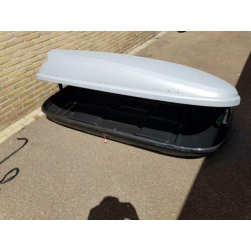 Zeer nette super grote thule 580 liter dakkoffer skibox