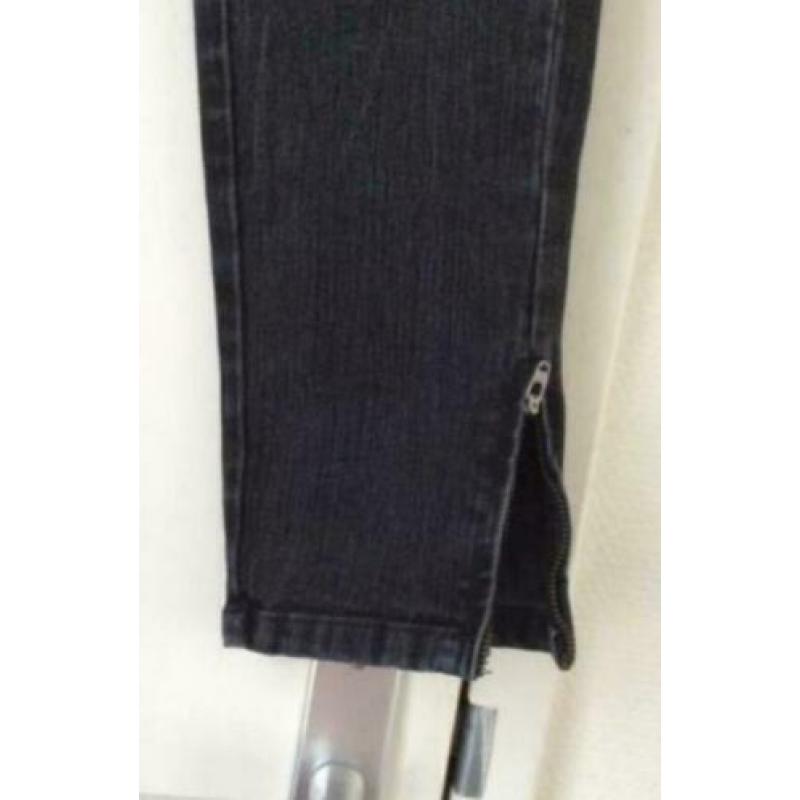 Skinny jeans stretch broek mango donkergrijs zwart 36/S