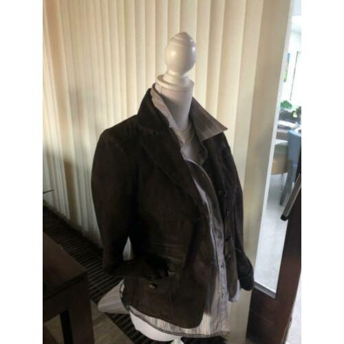 Suède Arma jasje met blouse