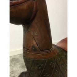Massief houten paard