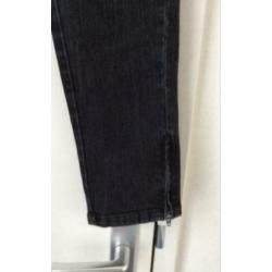 Skinny jeans stretch broek mango donkergrijs zwart 36/S