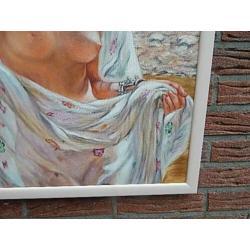 Groot Oosters Schilderij [ linnen Erotisch ]
