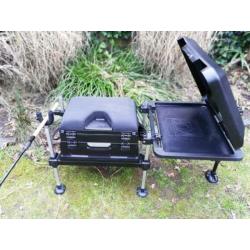 complete PRESTON viskist met aastableau en EVT. feederhengel