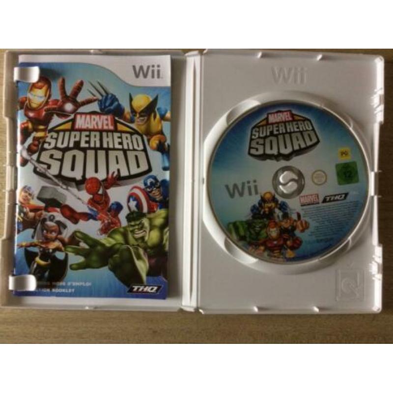 Vier Wii spellen