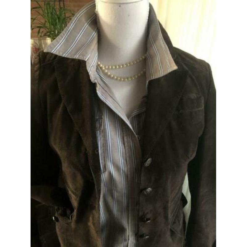 Suède Arma jasje met blouse