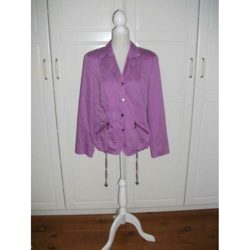 Frank Walder nieuwe lila paarse (regen) jas,maat 44 L of XL