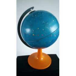 Mooie vintage metalen sterrenglobe