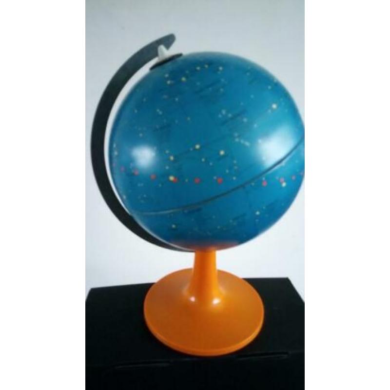 Mooie vintage metalen sterrenglobe