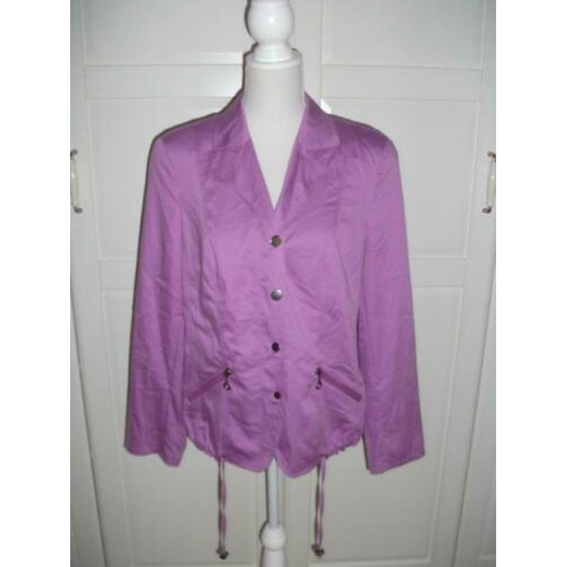 Frank Walder nieuwe lila paarse (regen) jas,maat 44 L of XL
