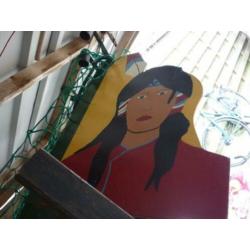 feestpalen te huur thema indianen 52 stuks