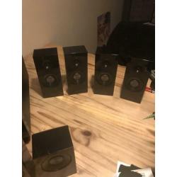 Mooie Samsung 7.1 surround set actief sub zwart glanzend
