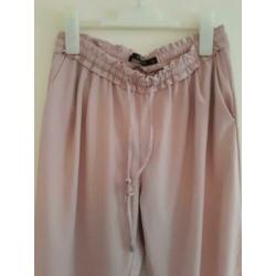 Zara roze broek maat S