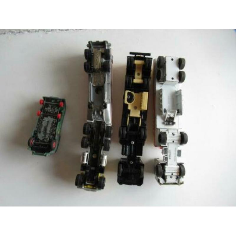 4 4 Tankauto's Playart: Scania 141 Fina 2 Assige Trailer M