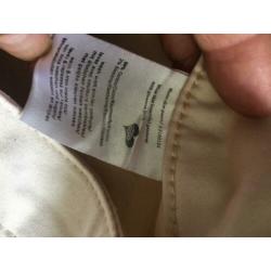 ANNA SCOTT crèmewitte broek met borduur maat 36