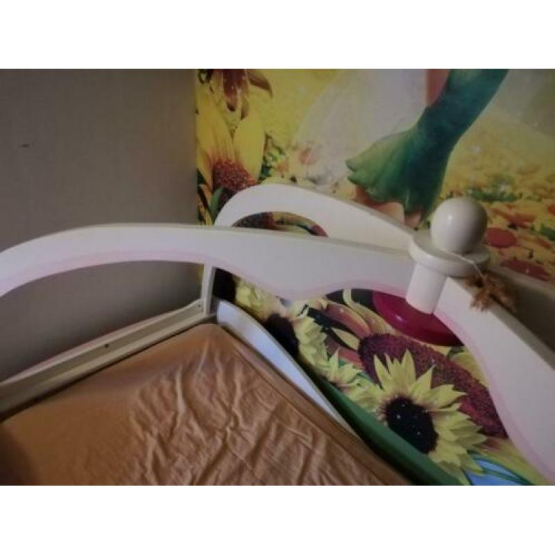 Bed meisje auto koets prinses 90 x 200