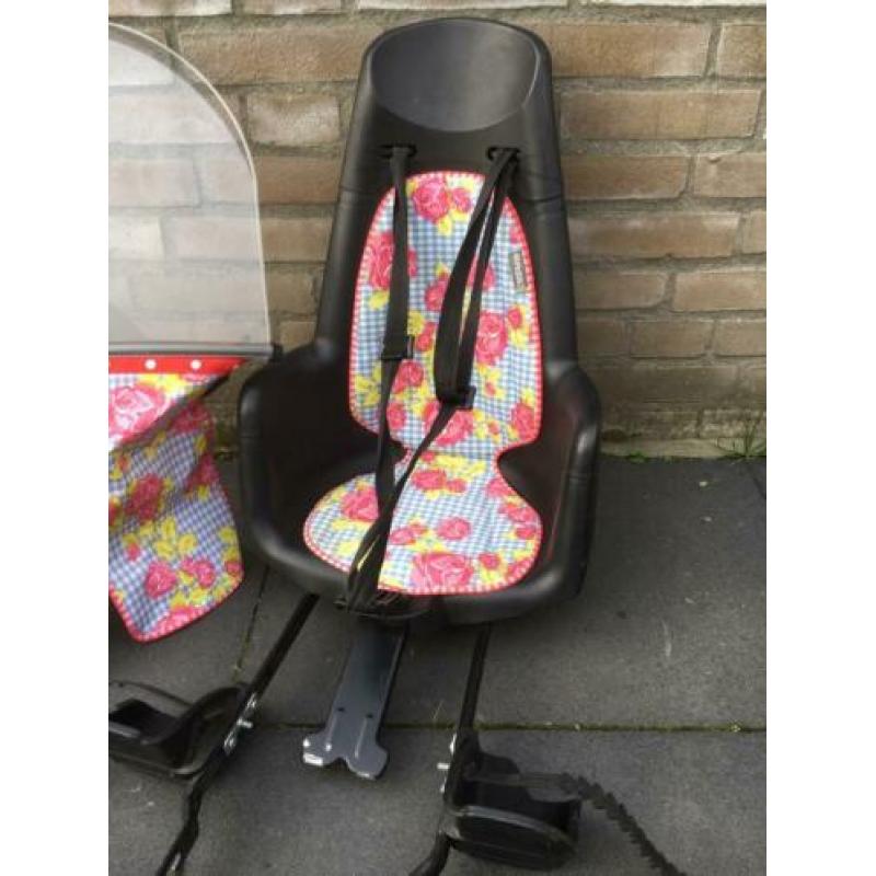 Bobike set fiets stoeltjes. Voor en achter met bev. beugels!