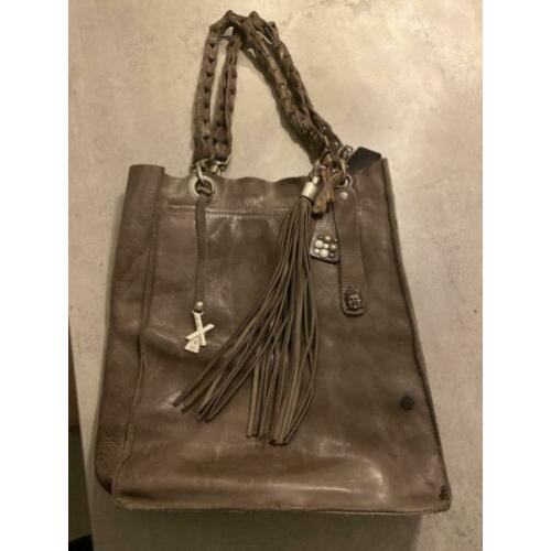 Xworks schoudertas Sam L shopper bruin