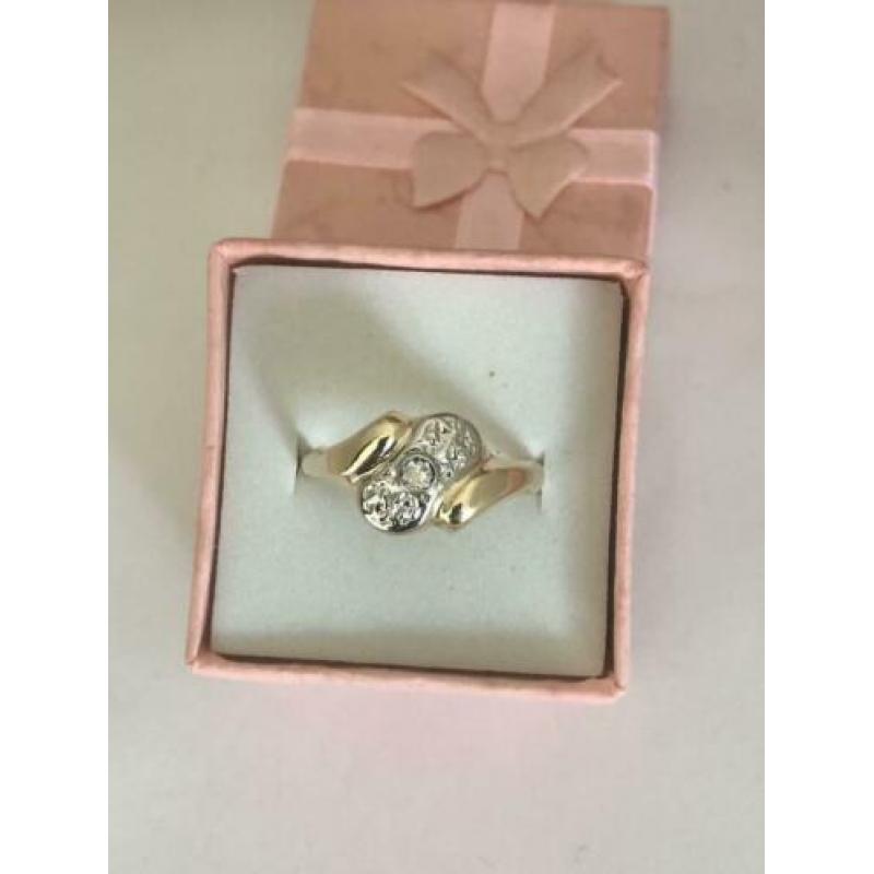 Mooie 14 karaat gouden ring