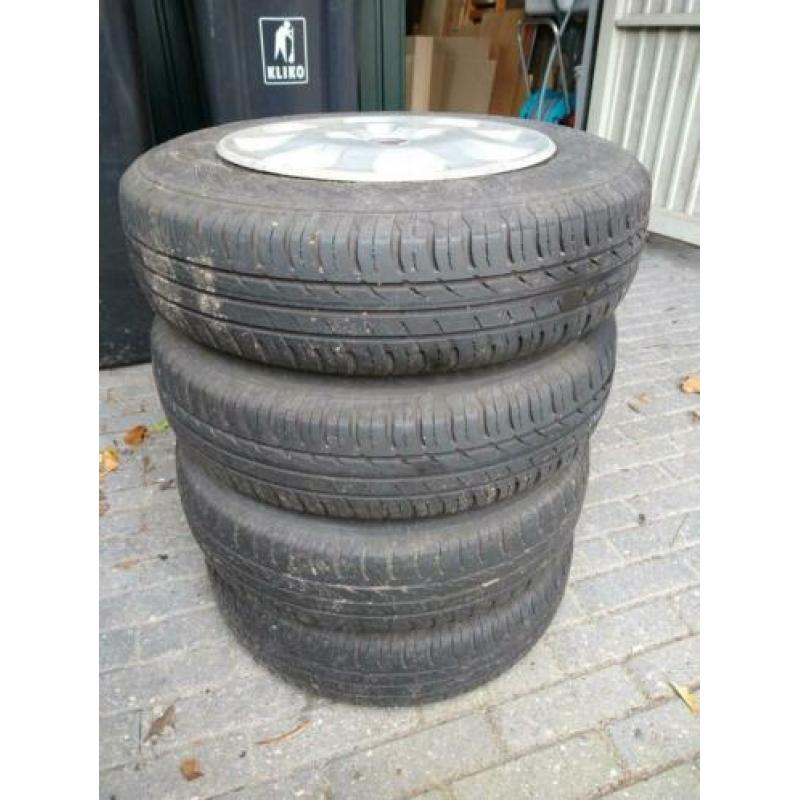 Set wielen Fiat Panda 155/80/13