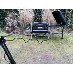 complete PRESTON viskist met aastableau en EVT. feederhengel
