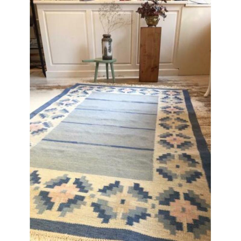 Vintage Scandinavisch design tapijten, vloerkleed, loper