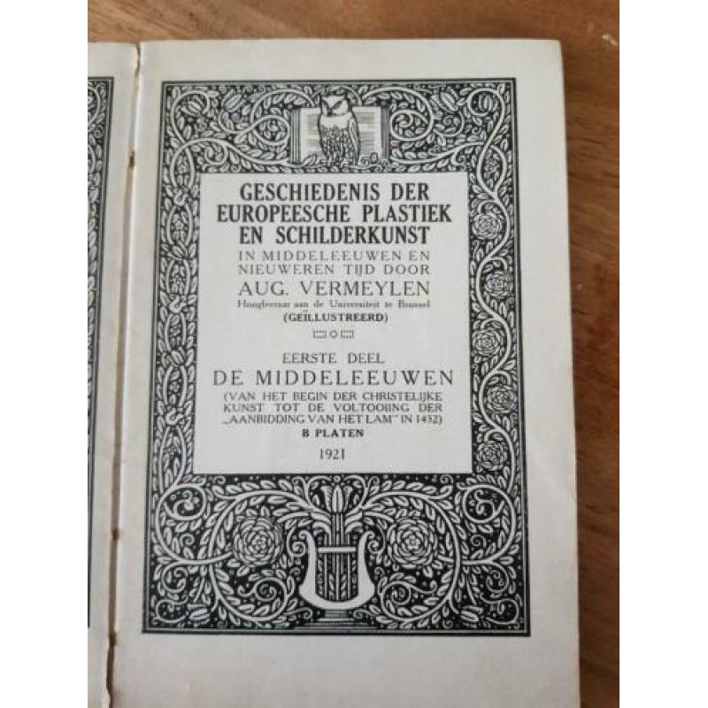 Aug. Vermeylen eerste deel B platen Schilderkunst