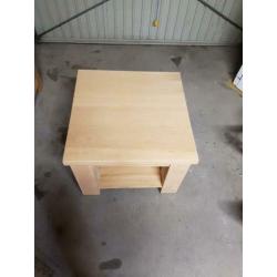 Massief onbehandeld eiken tafel