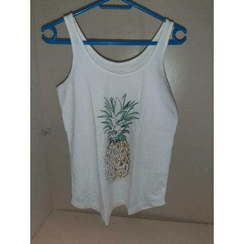 Witte top ananas ?? Een hele fijne stof!!
