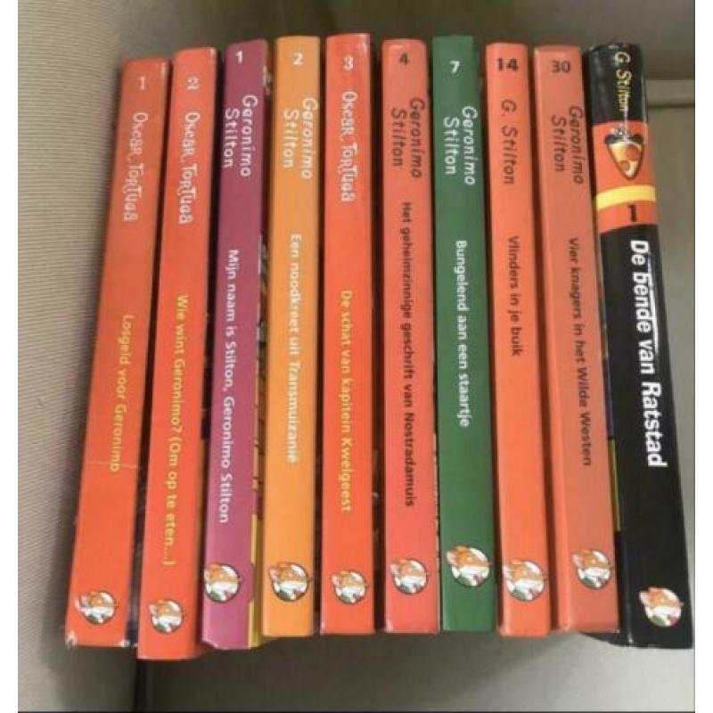 Geronimo Stilton 1-2-4-7-14-30 +/ Oscar Tortuga diverse