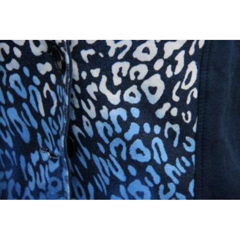 Vest/ Jasje blauw panter Enjoy mt XL
